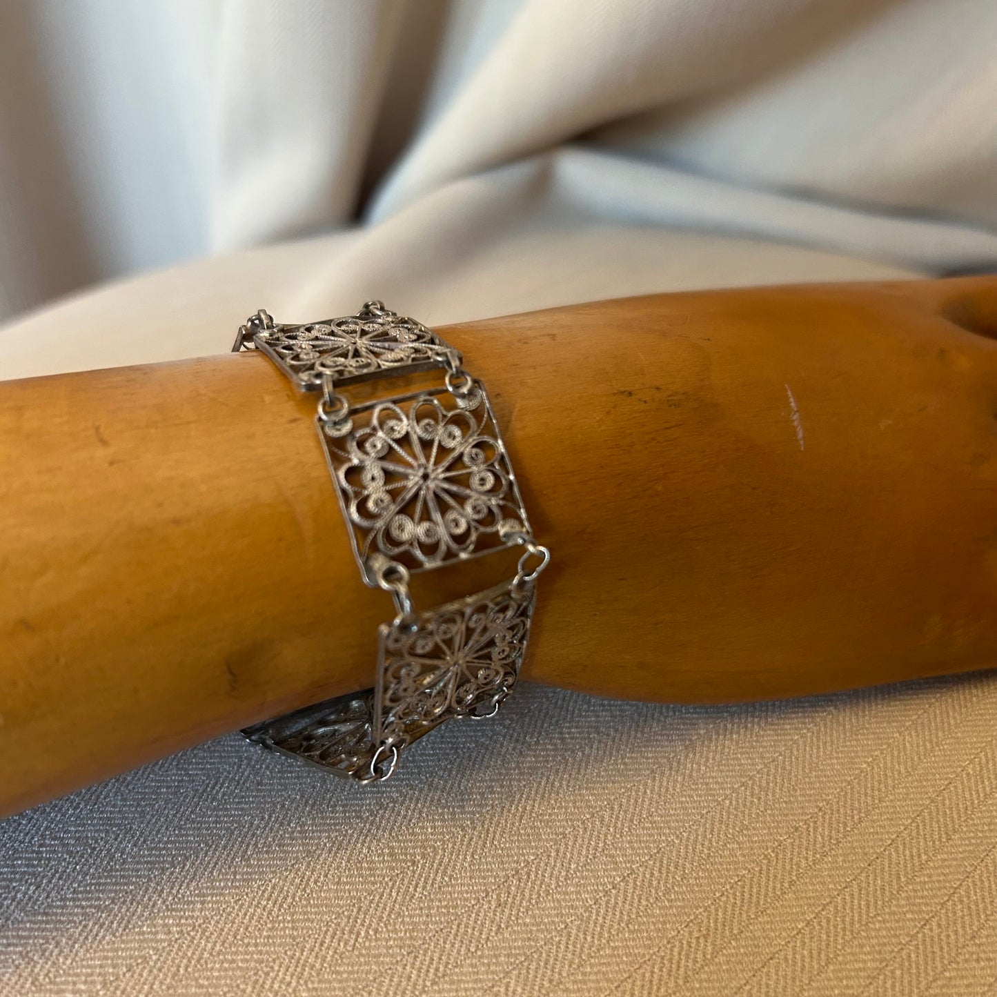 Silver Filigree Bracelet