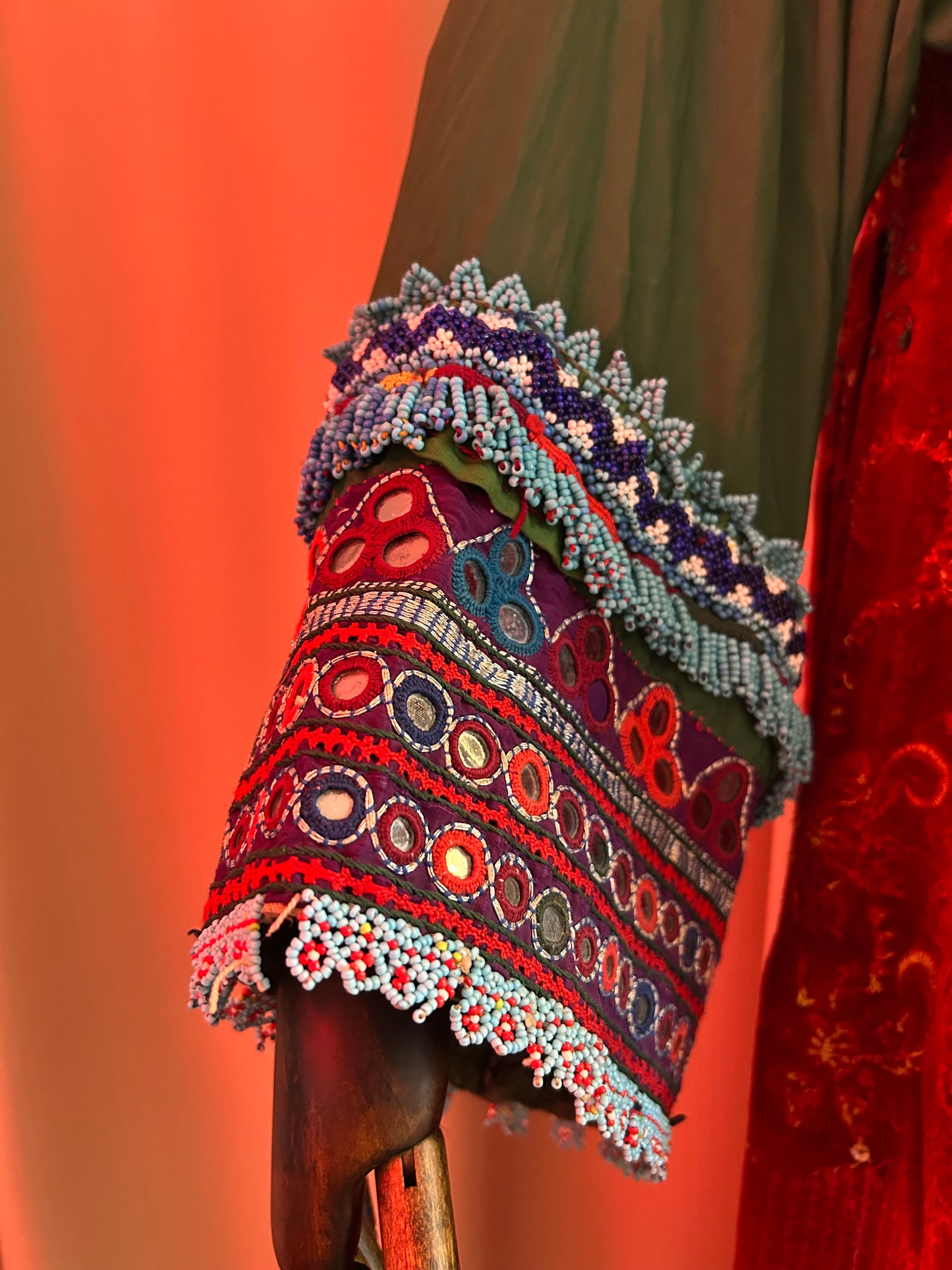 Antique Embroidered Kuchi Dress