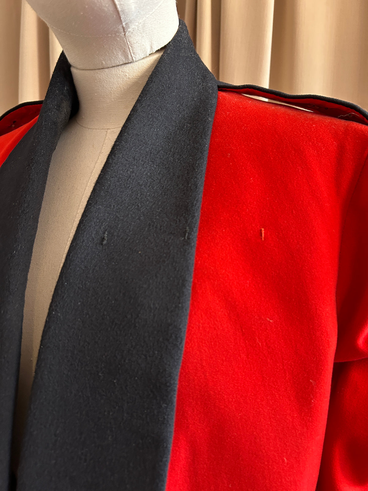 Red Military Blazer