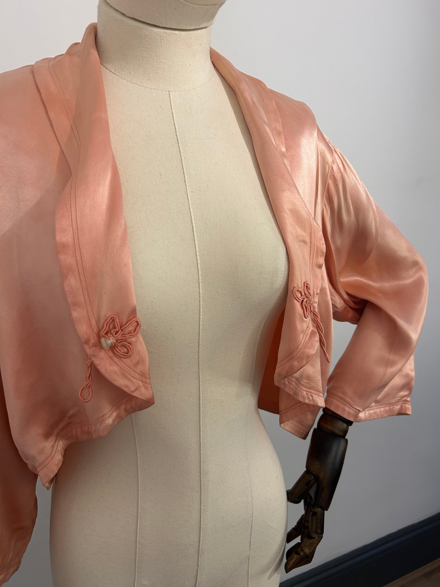 Dusty Pink Bed Jacket