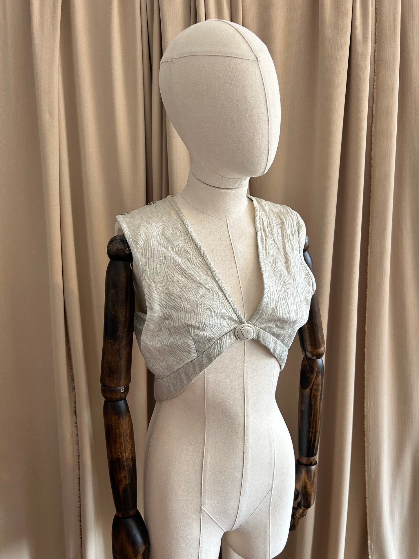 Silver Costume Waistcoat