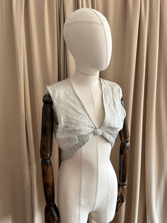 Silver Costume Waistcoat