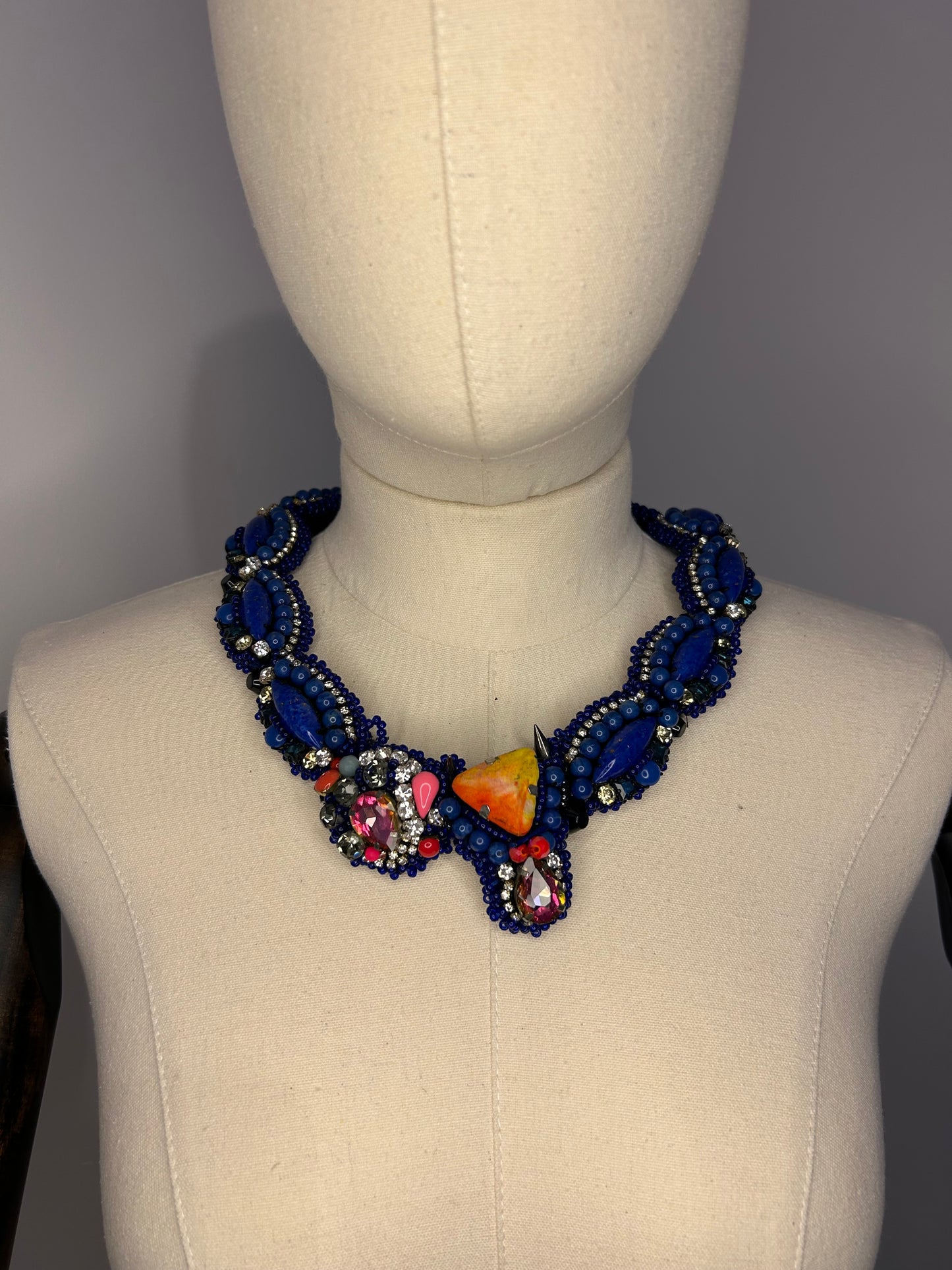 Statement Beaded Necklace