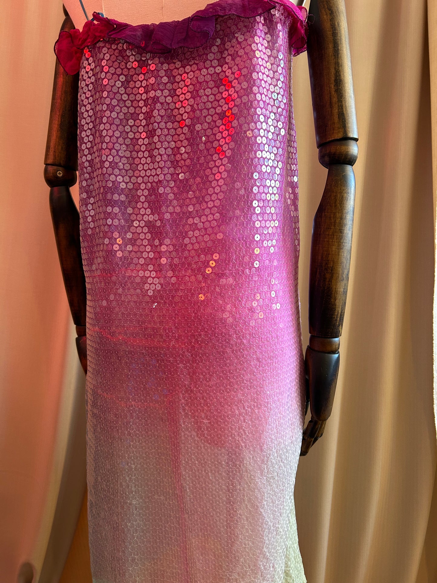 Silk Sequin Dress