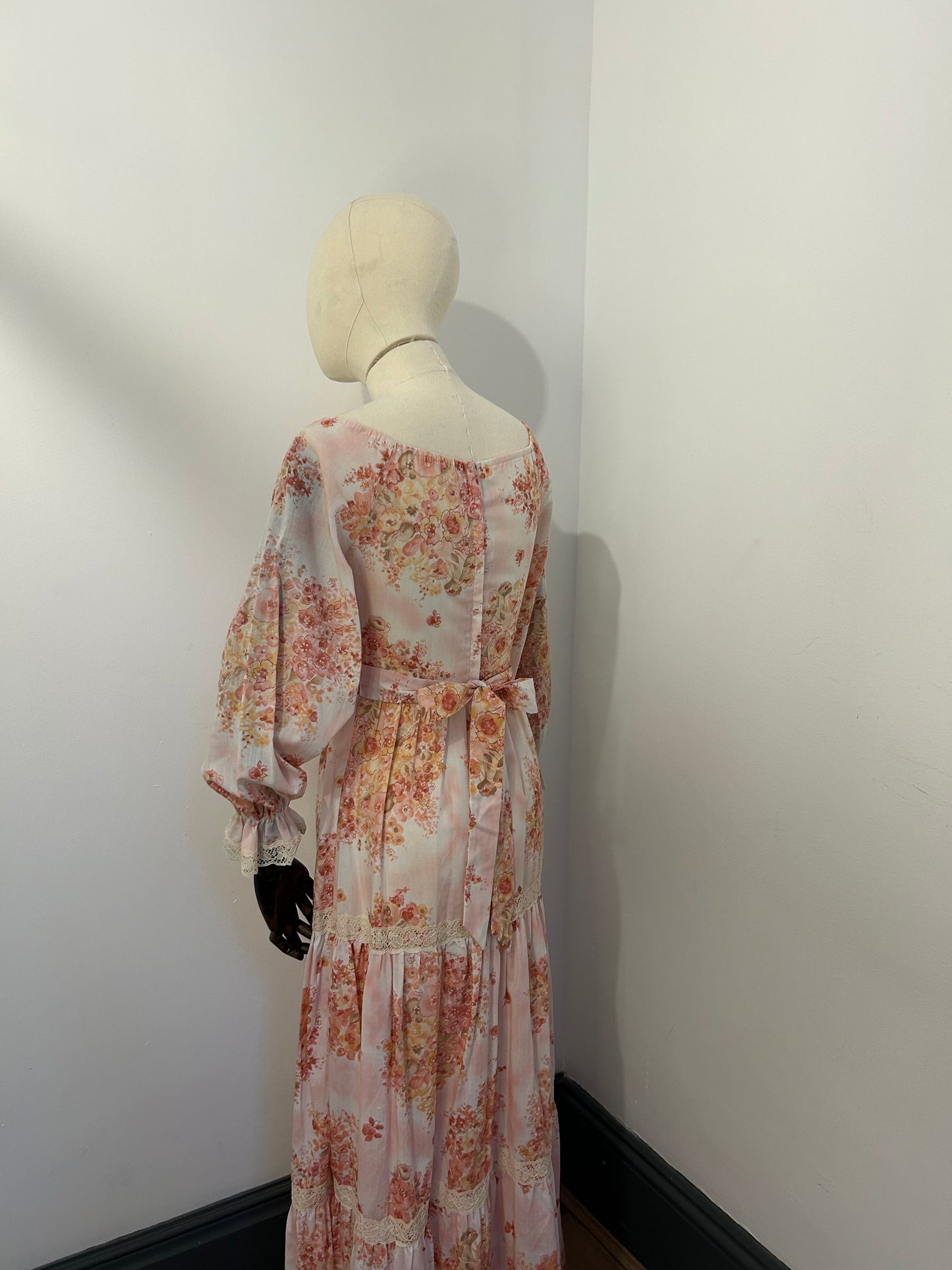 Floral Long Tiered Dress