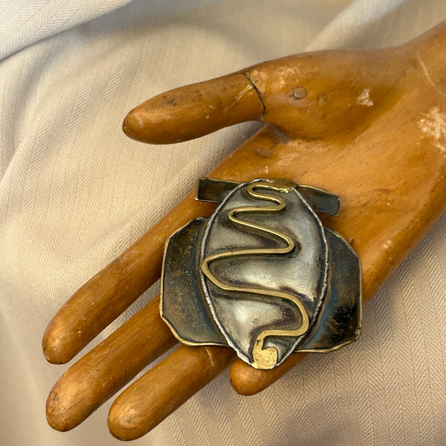 Brutalist Brooch