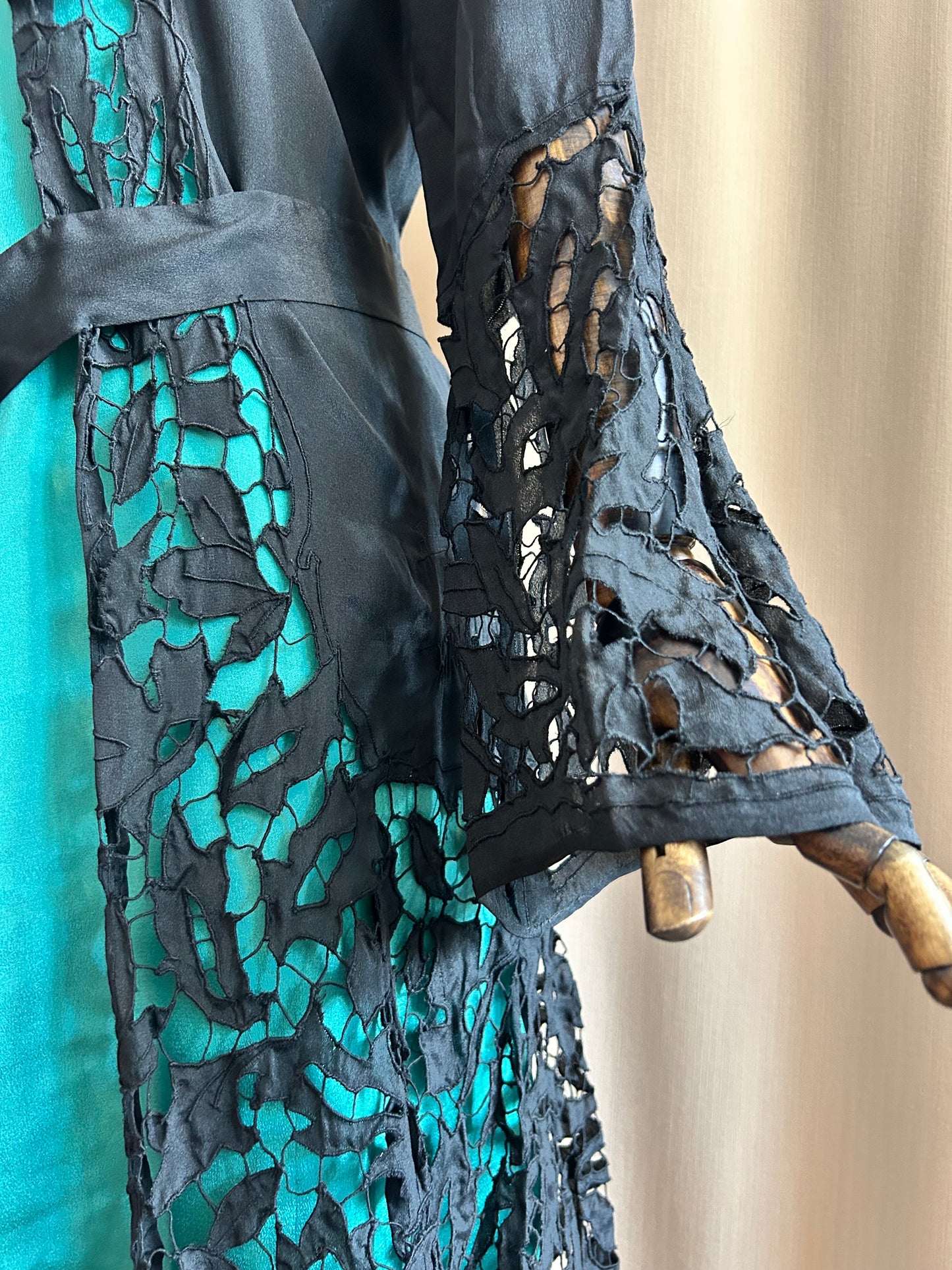 30s Teal and Black Ensemble