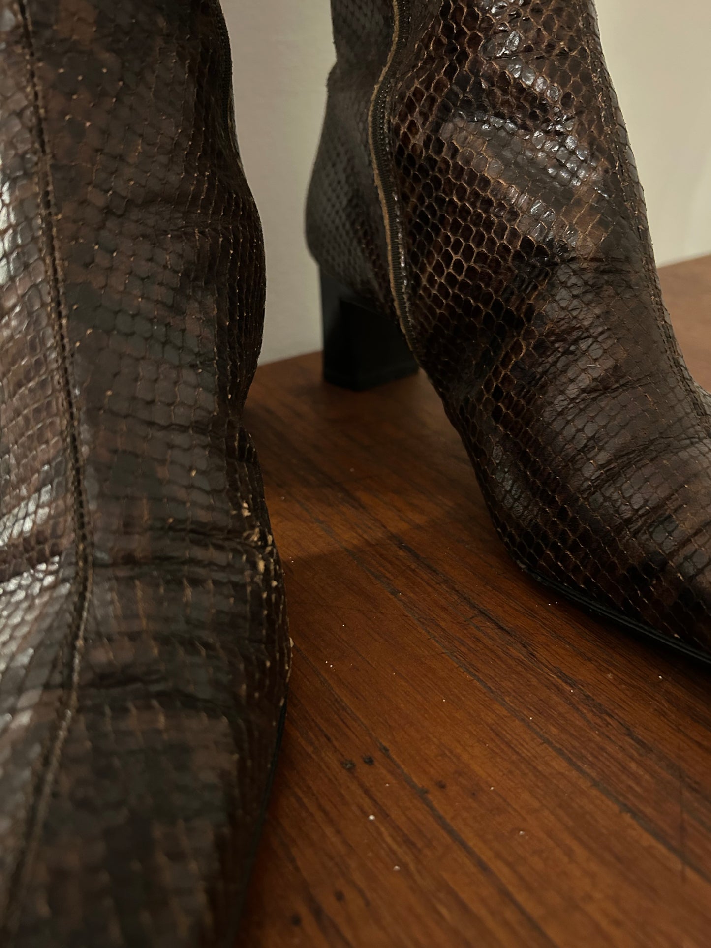 Snakeskin Boots