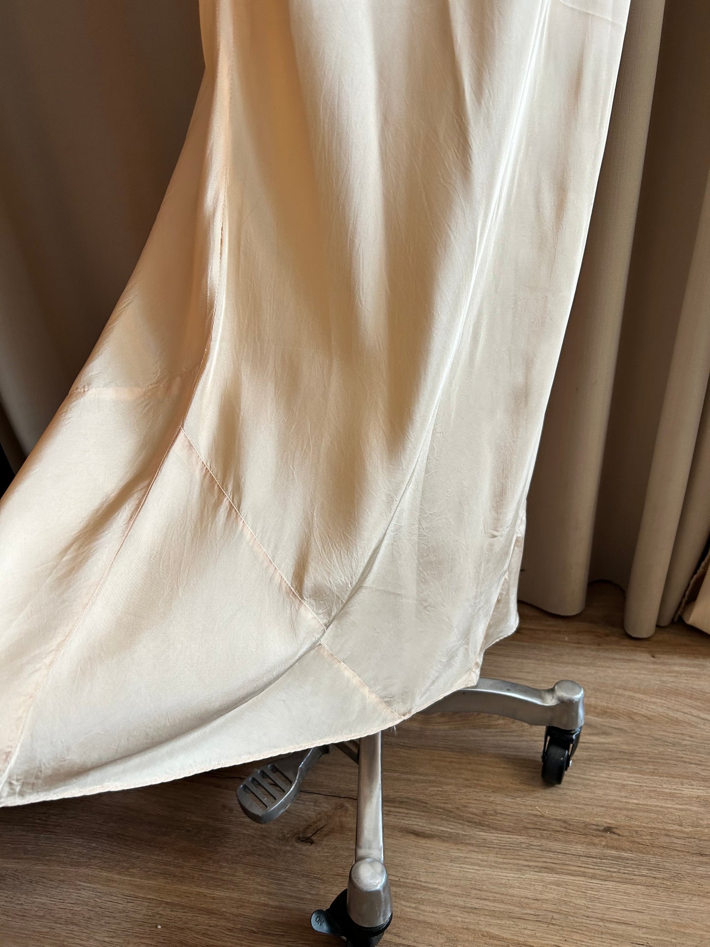 30s Satin Bias Cut Slip