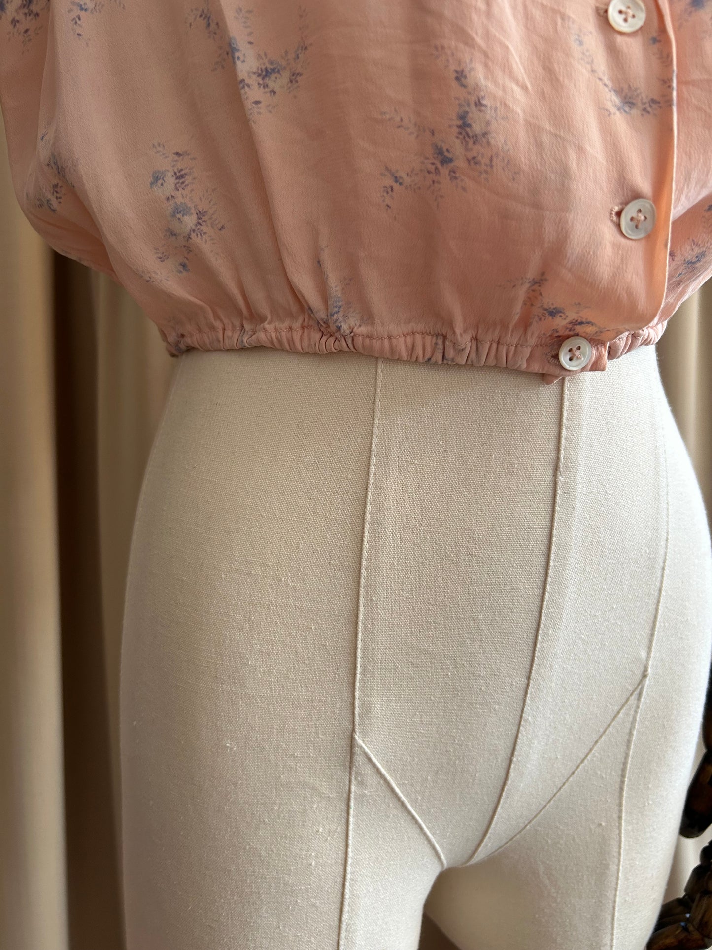 30s Dusty Pink Blouse