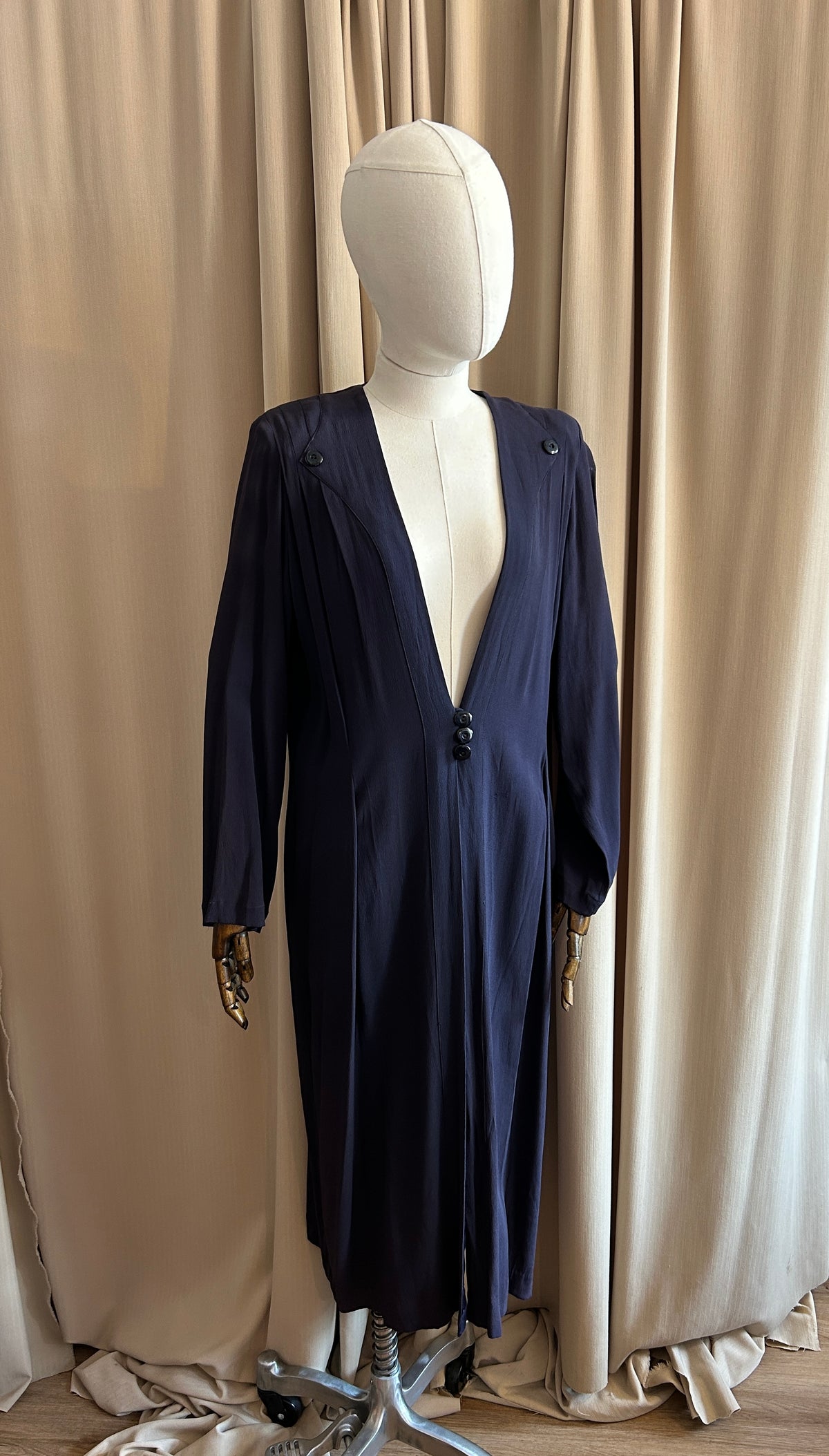 Midnight Crepe Jacket