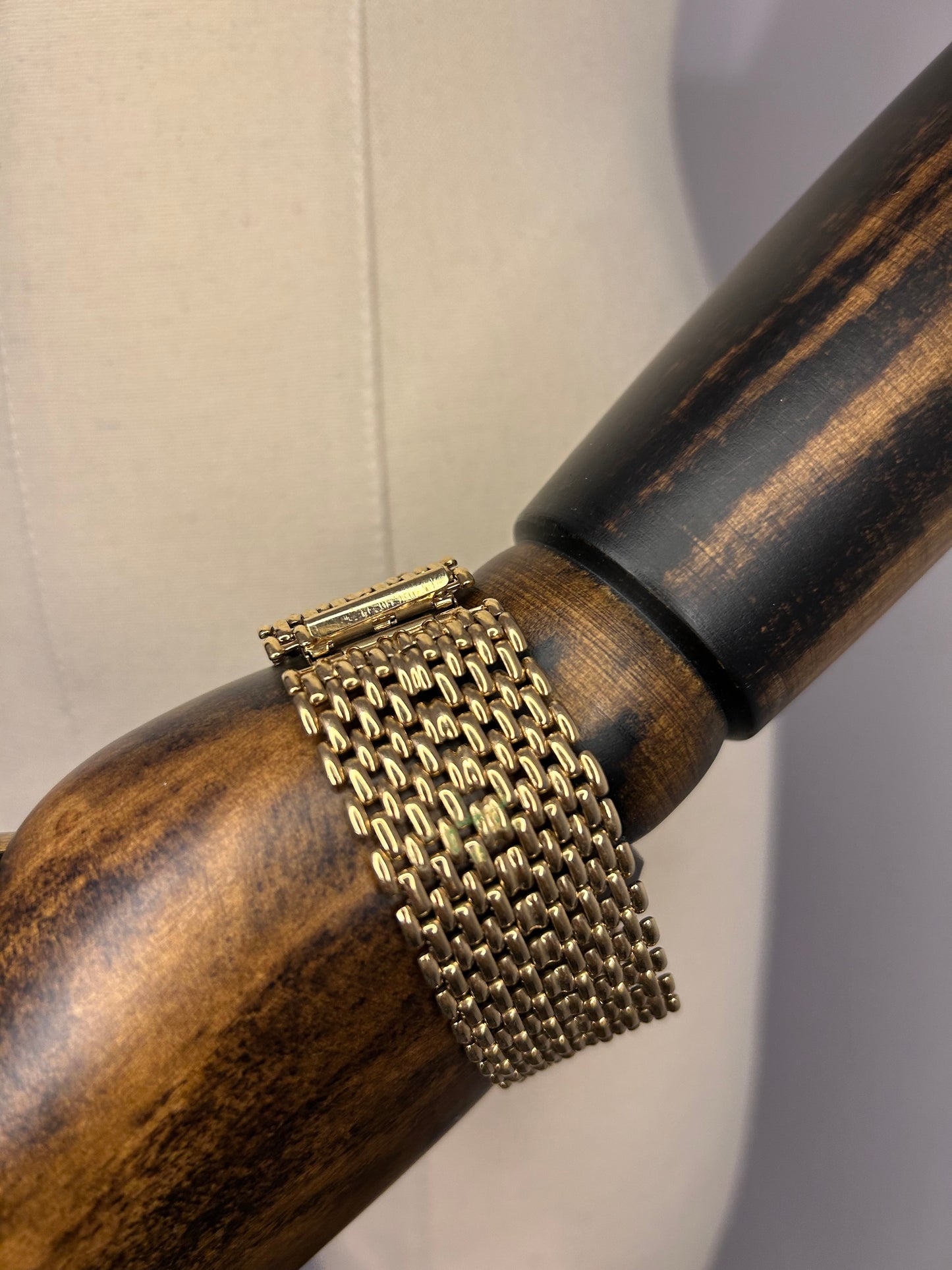 Statement Gold Tone Chain Link Bracelet