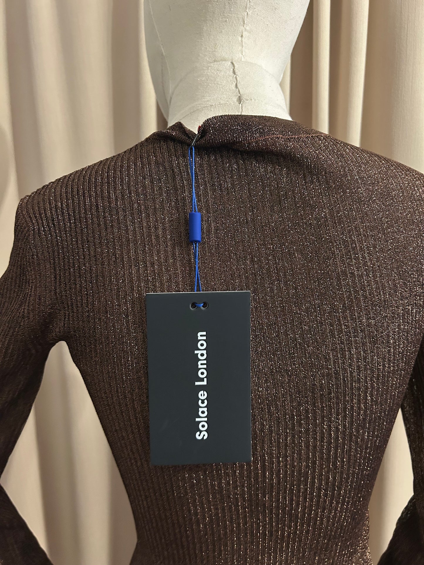 Solace London Glitter Rollneck