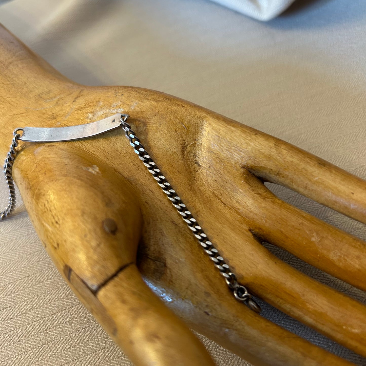 Sterling Silver Chunky ID Bracelet