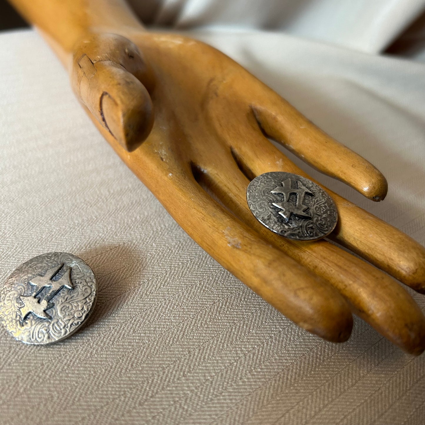 Silver Symbol Clip Ons