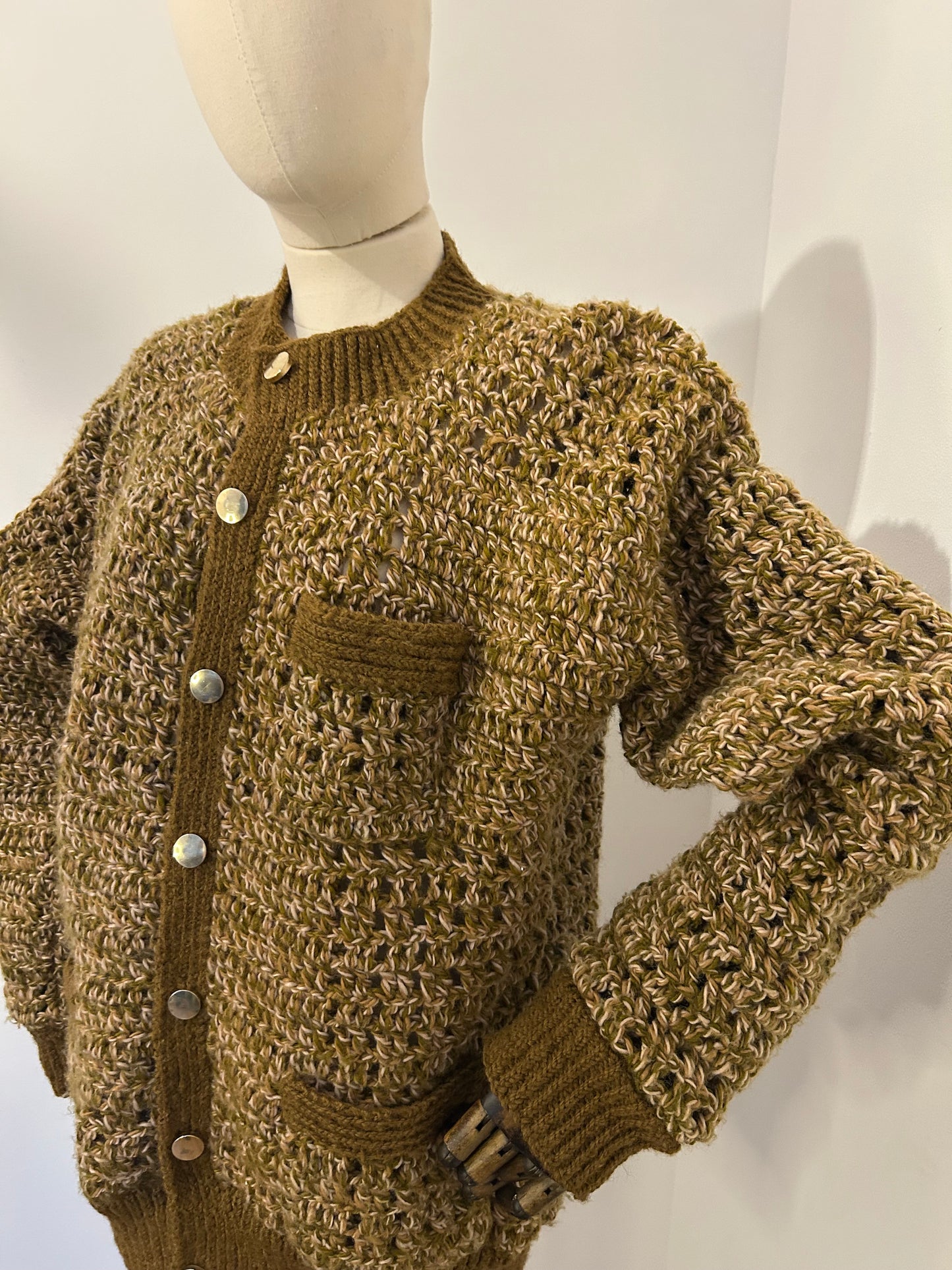 Chunky Brown Cardigan