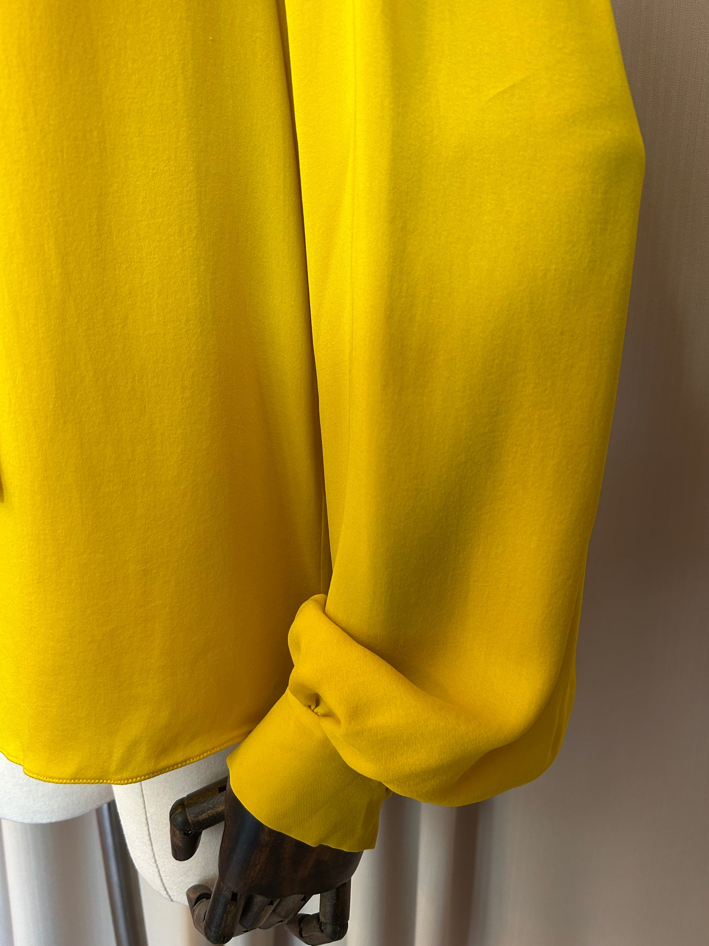 Maison Margiela Silk Pussy Bow Blouse