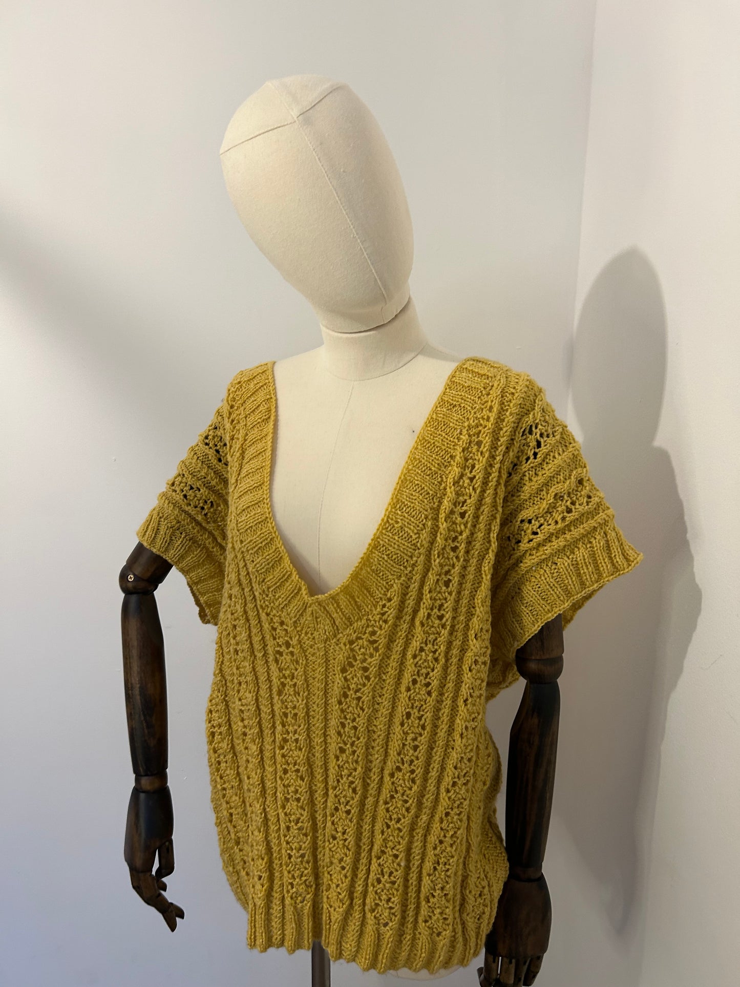 Golden Knitted Tank