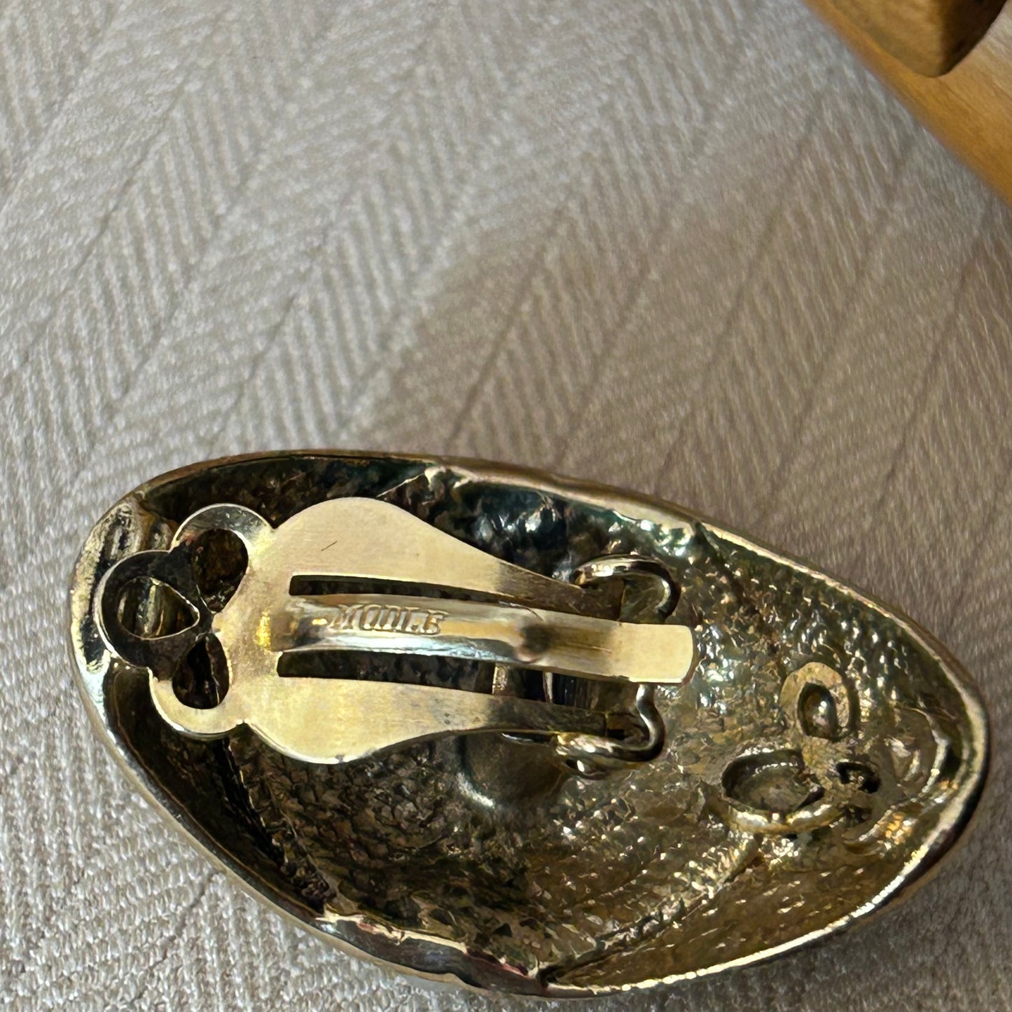 French Faux Pearl Clip On
