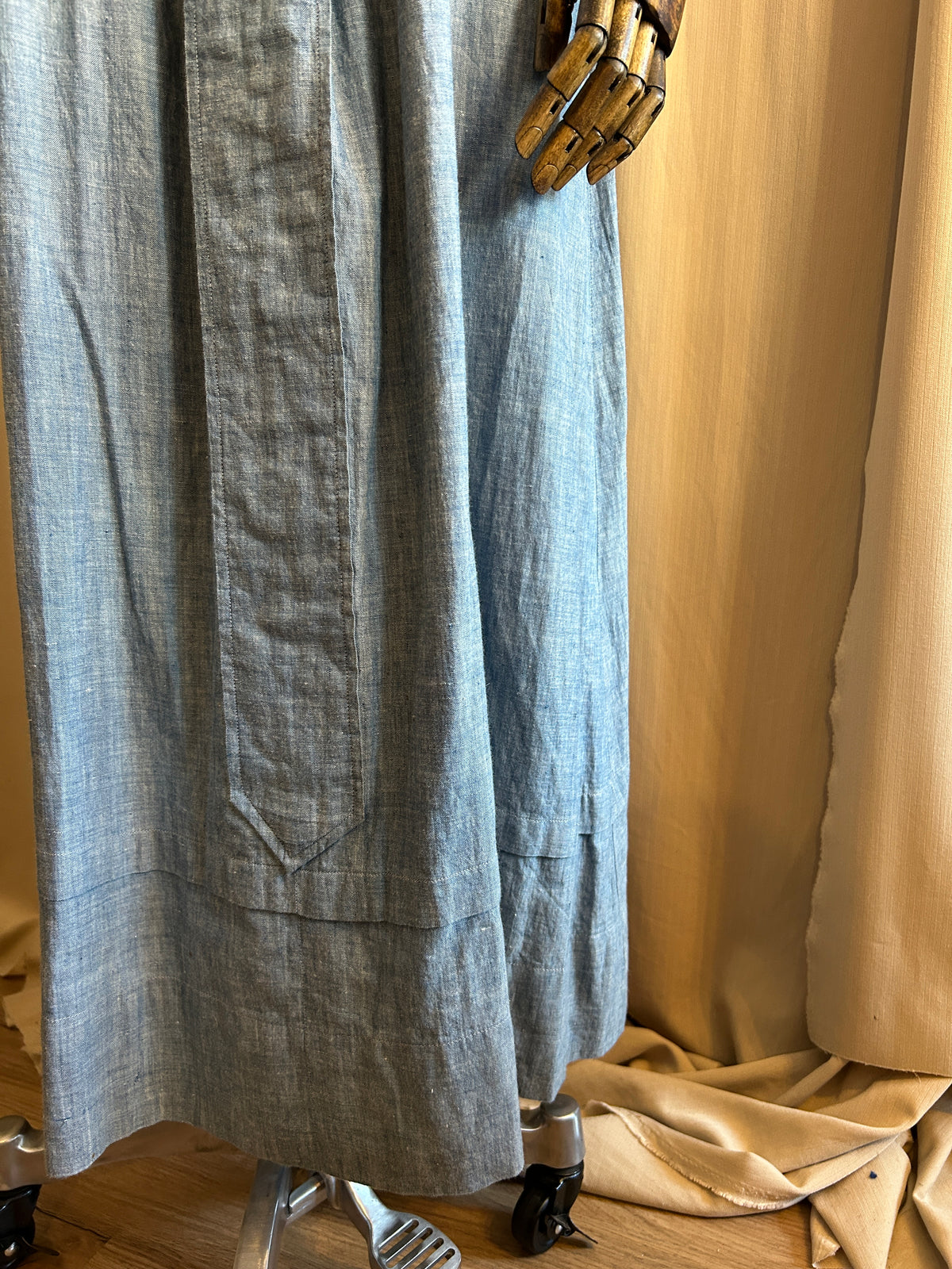 Antique Blue Cotton Dress