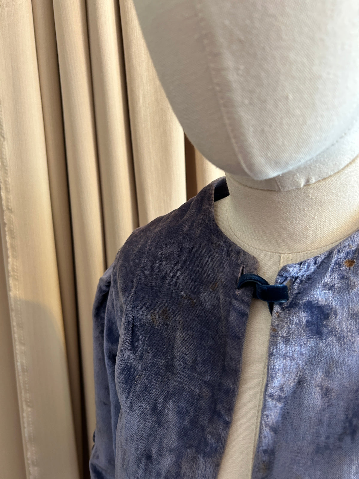 Sky Blue Velvet Jacket