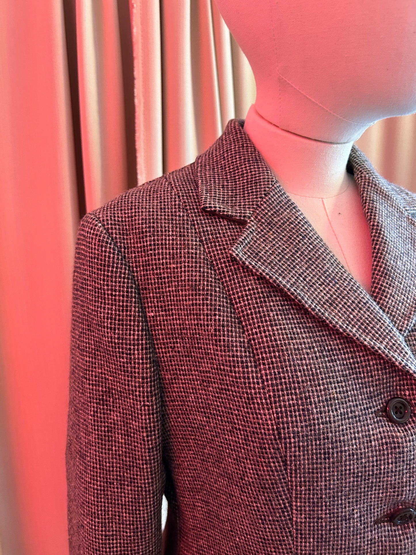 Fitted Tweed Blazer