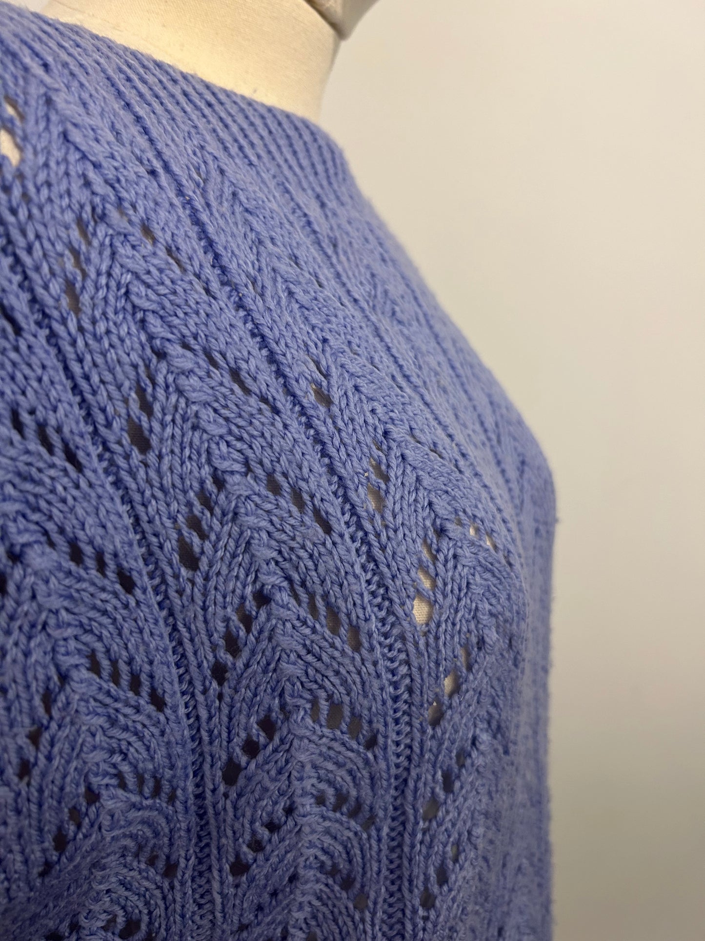 Lilac Hand Knitted Tank