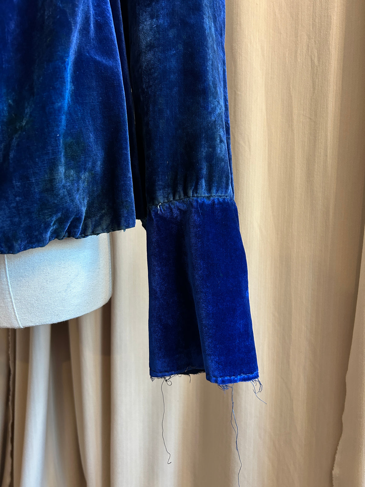 Distressed Velvet Jacket