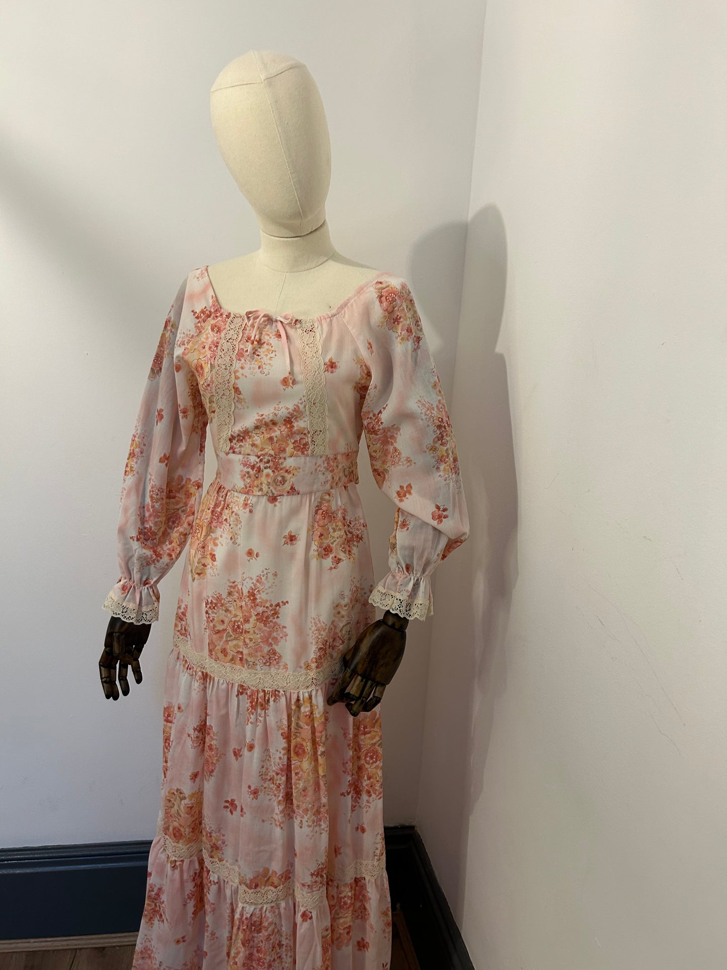 Floral Long Tiered Dress