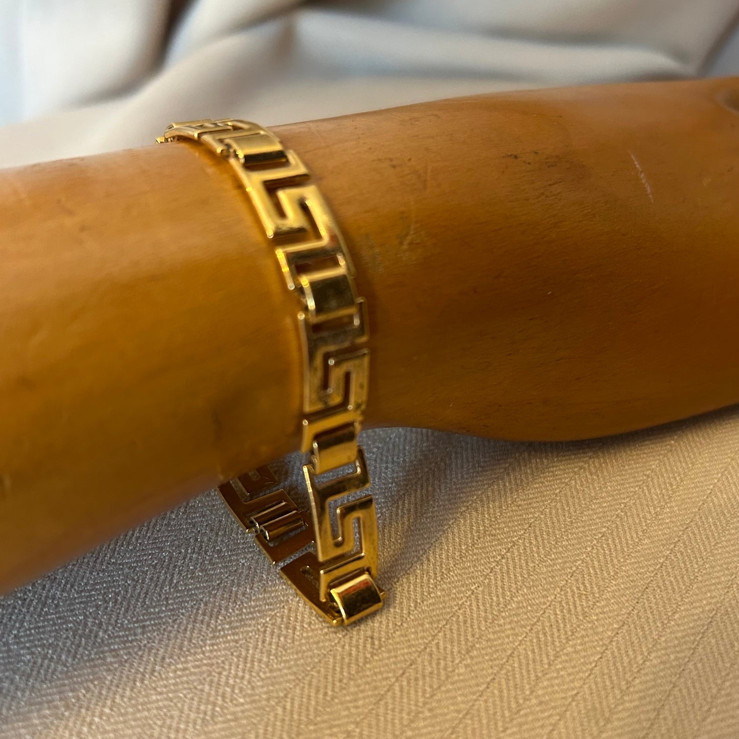 Greek Key Link Bracelet