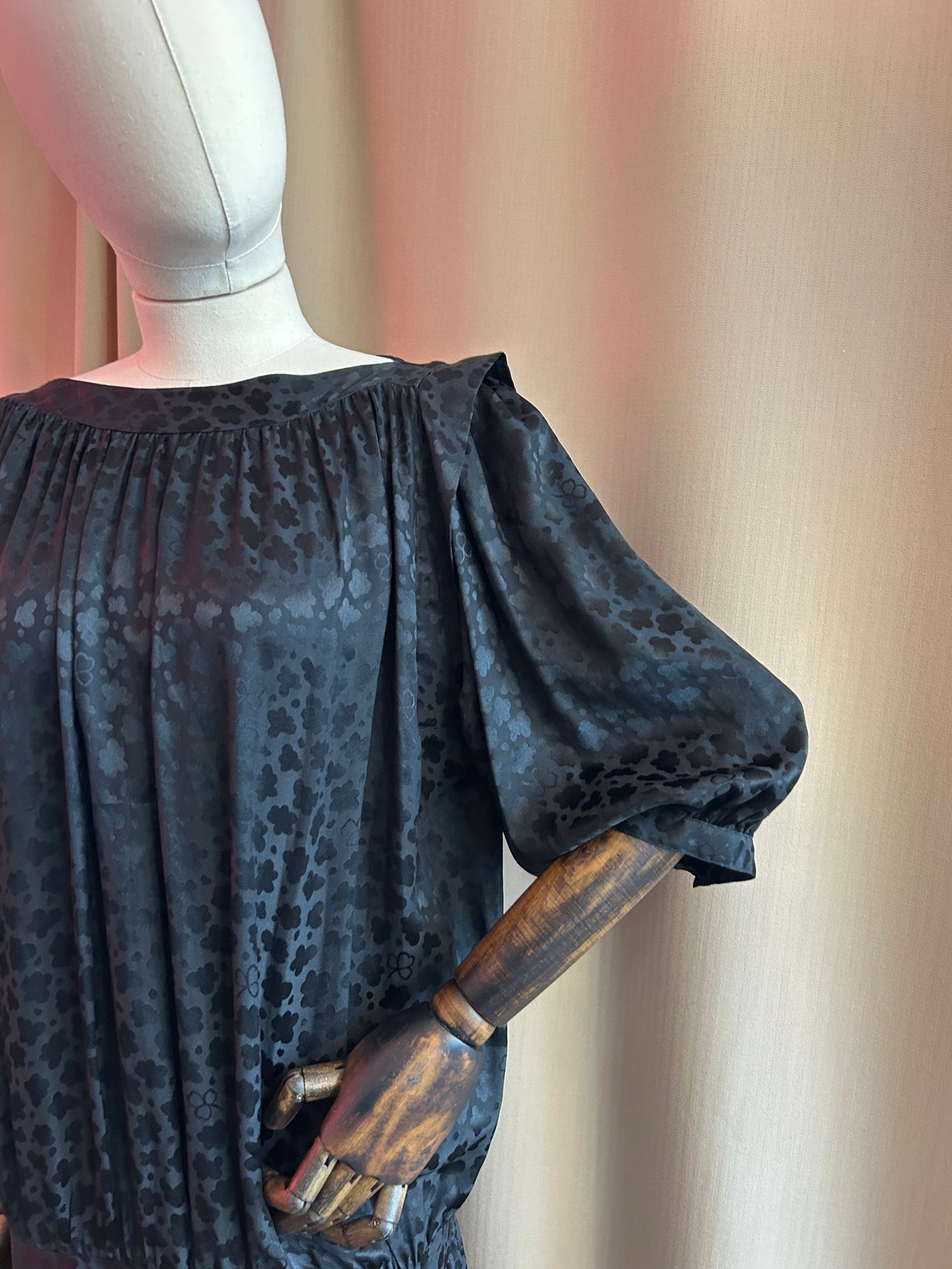 Silk Fenwick Drop Waist Dress