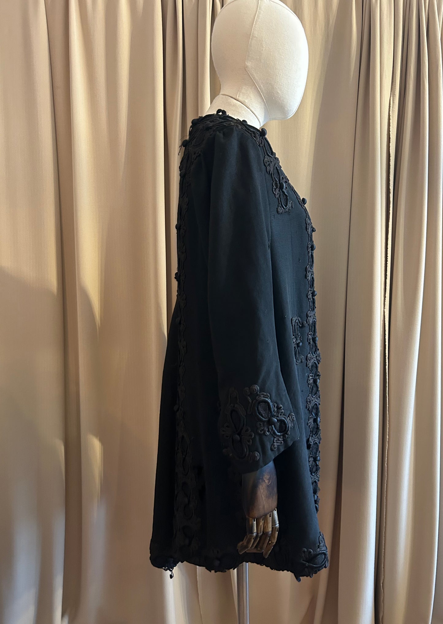Victorian Embellished Mourning Jacket