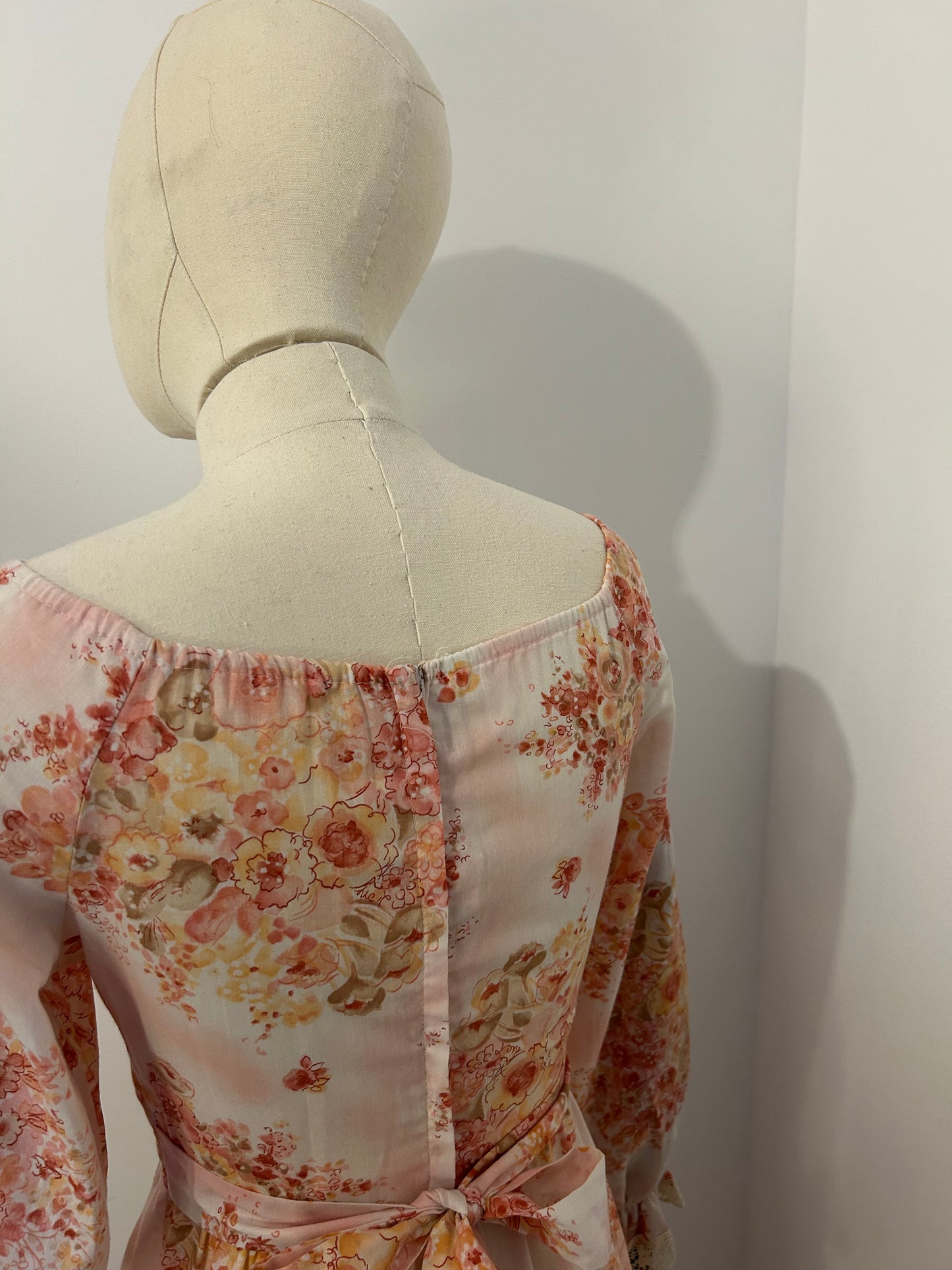 Floral Long Tiered Dress