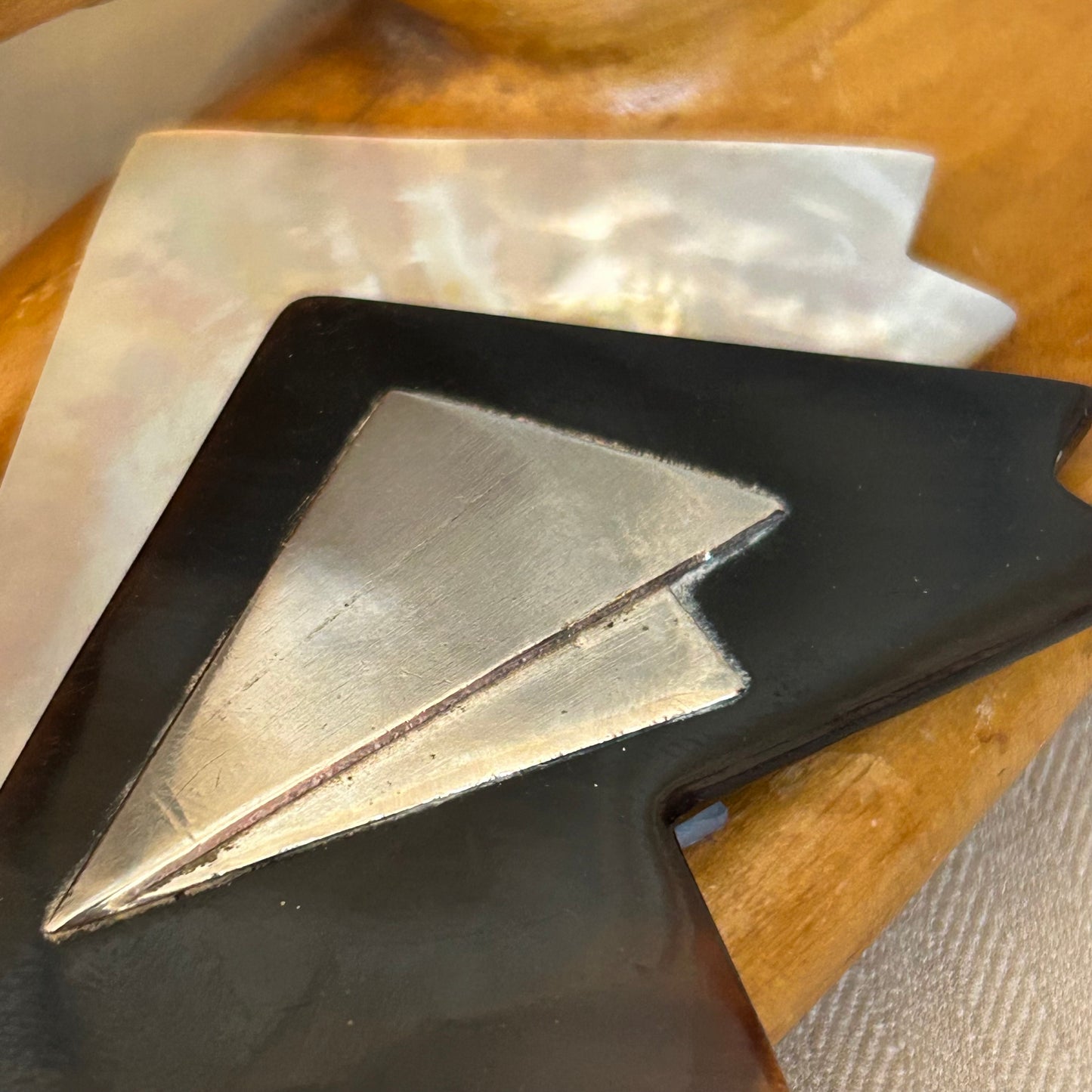 Statement Modernist Brooch