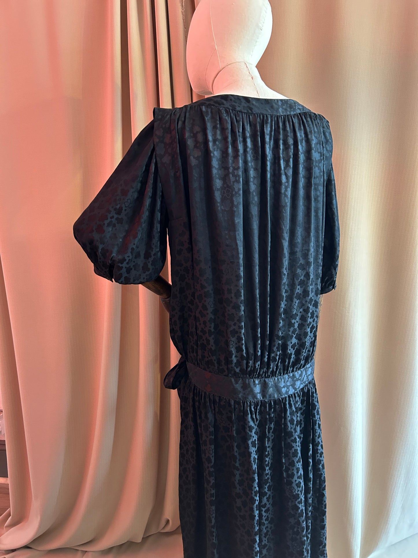 Silk Fenwick Drop Waist Dress