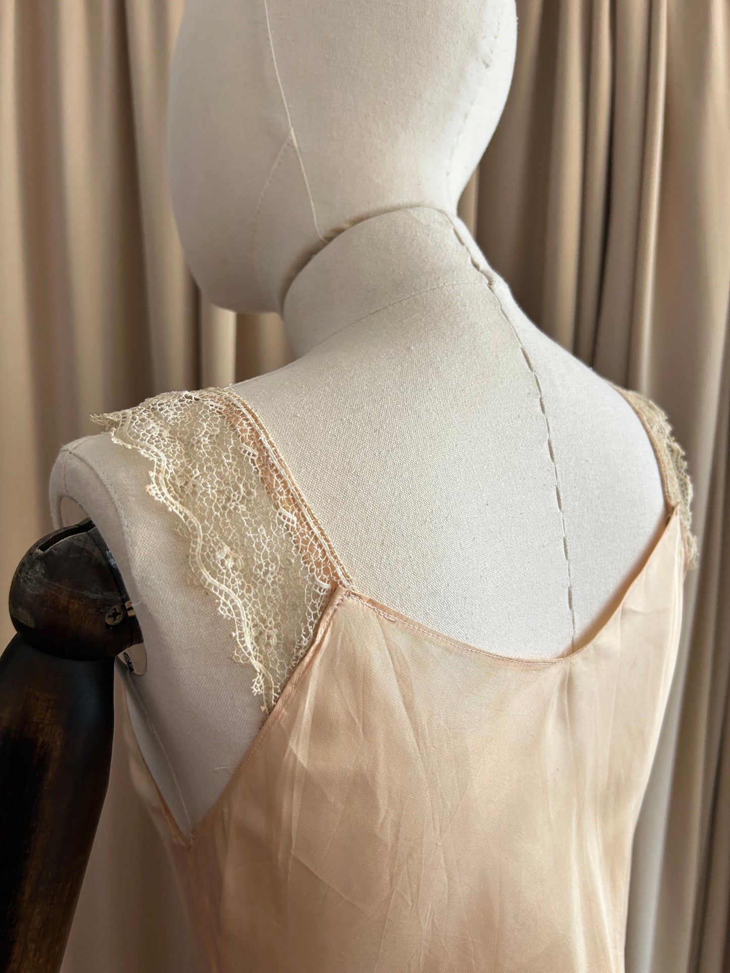 30s Satin Bias Cut Slip