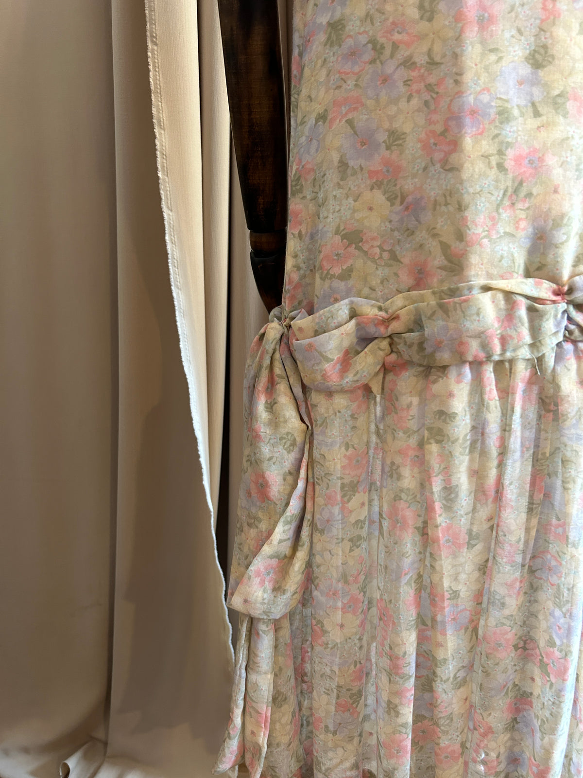 Floral Drop Waist Dress
