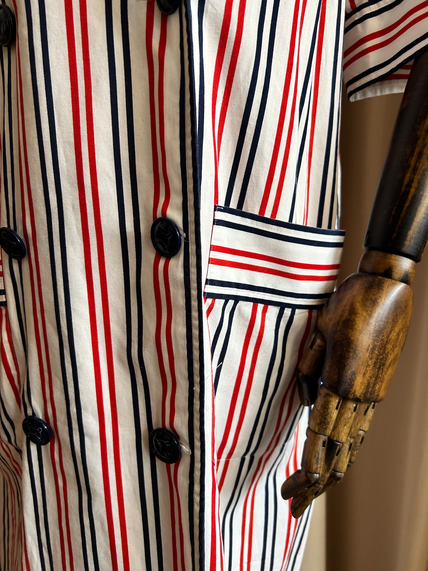 Celine Striped Shirtdress