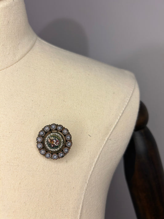 Micro Mosaic Brooch