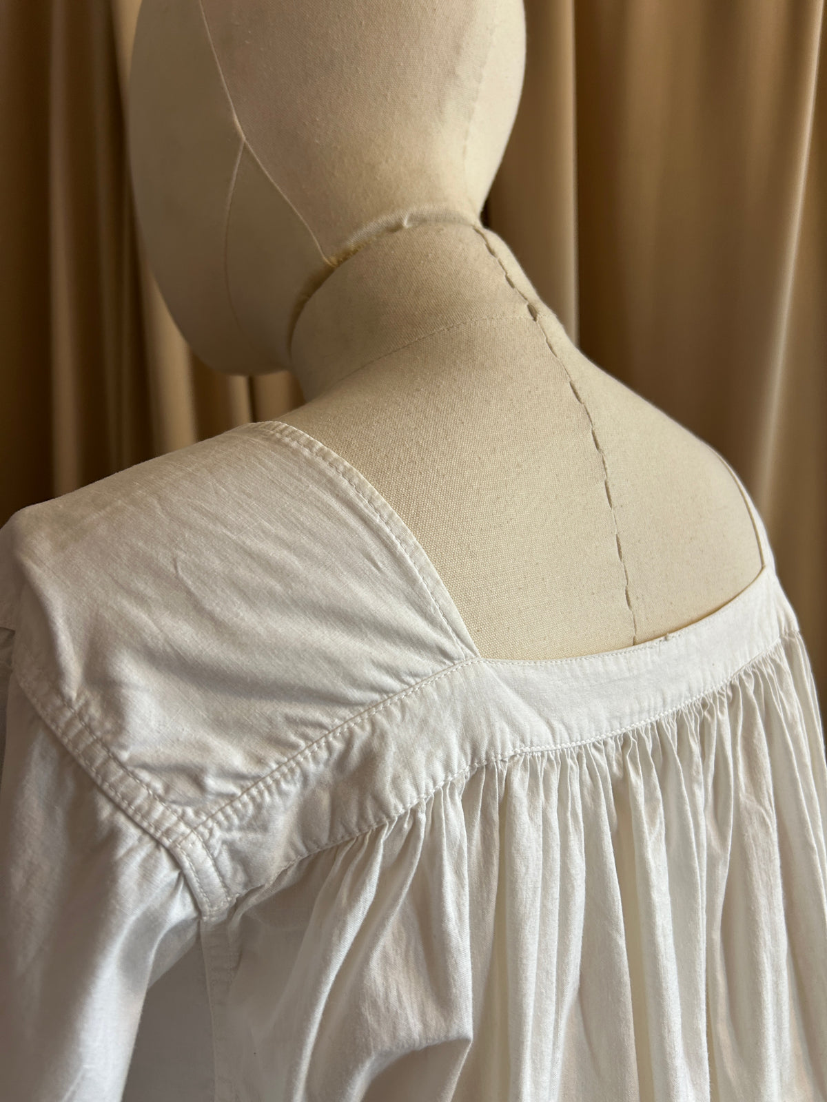 Irish White Cotton Blouse