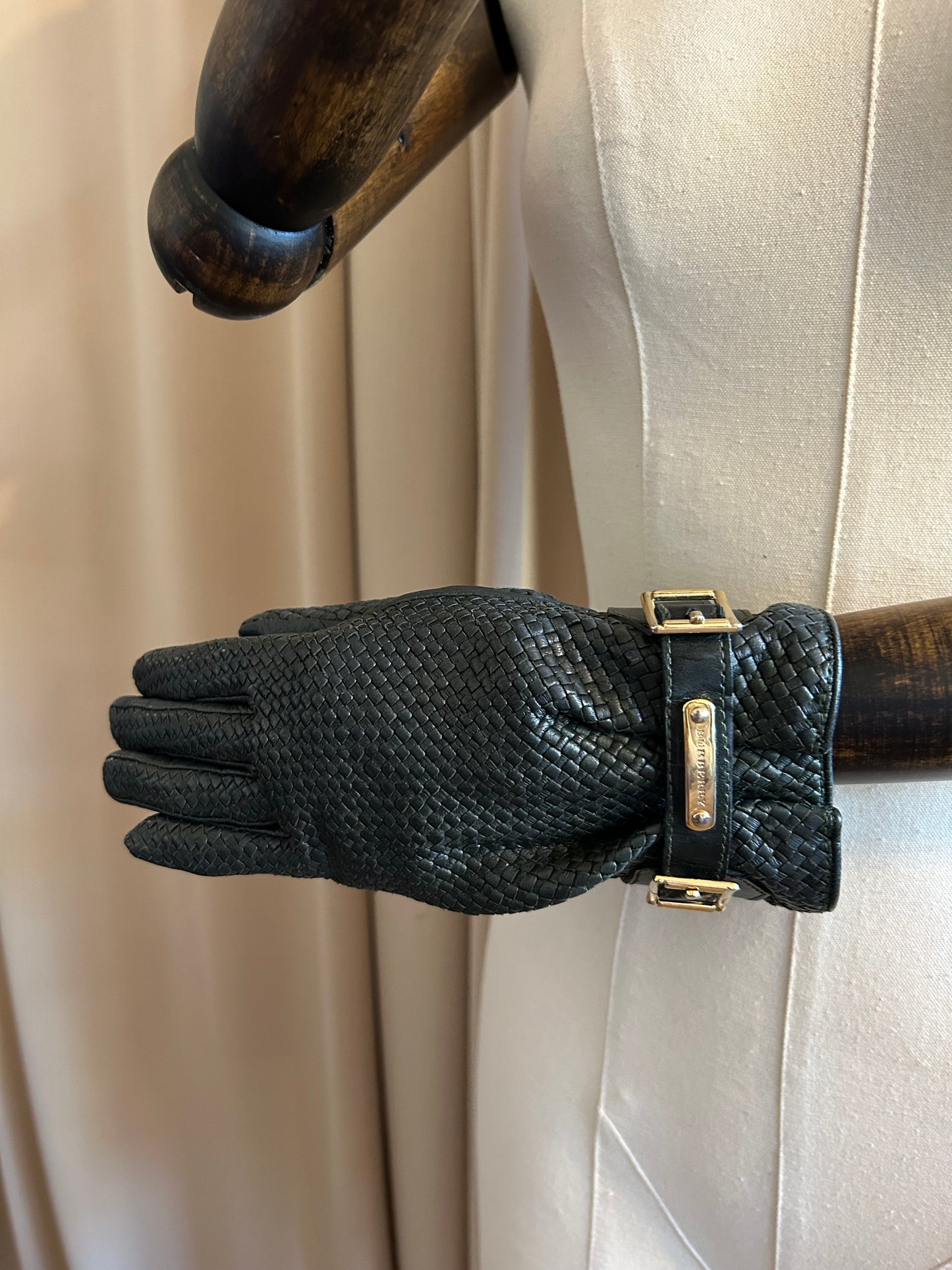 Burberry Leather Gloves