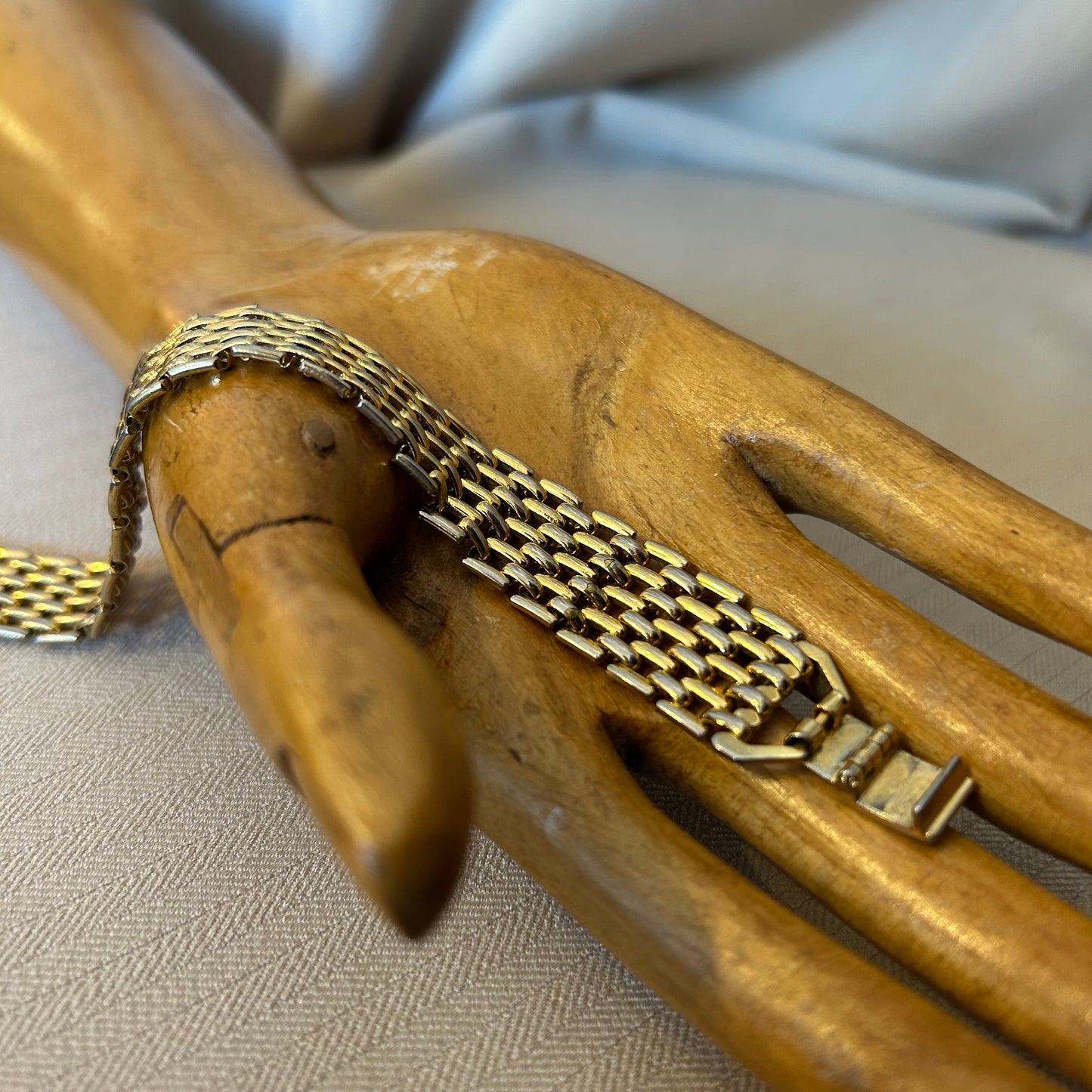 Mesh Brick Link Bracelet