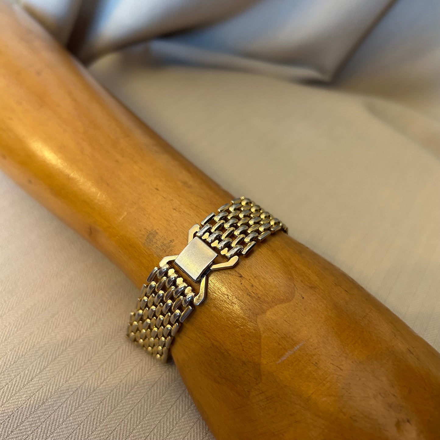 Mesh Brick Link Bracelet