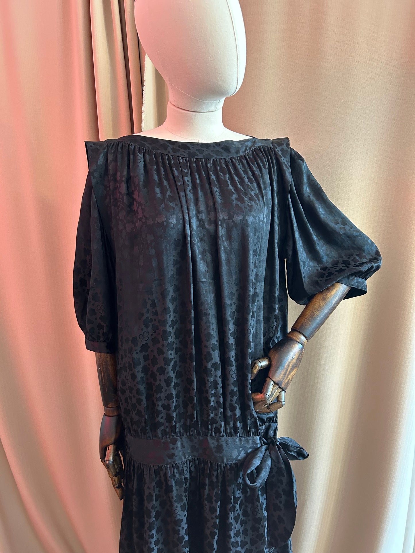 Silk Fenwick Drop Waist Dress