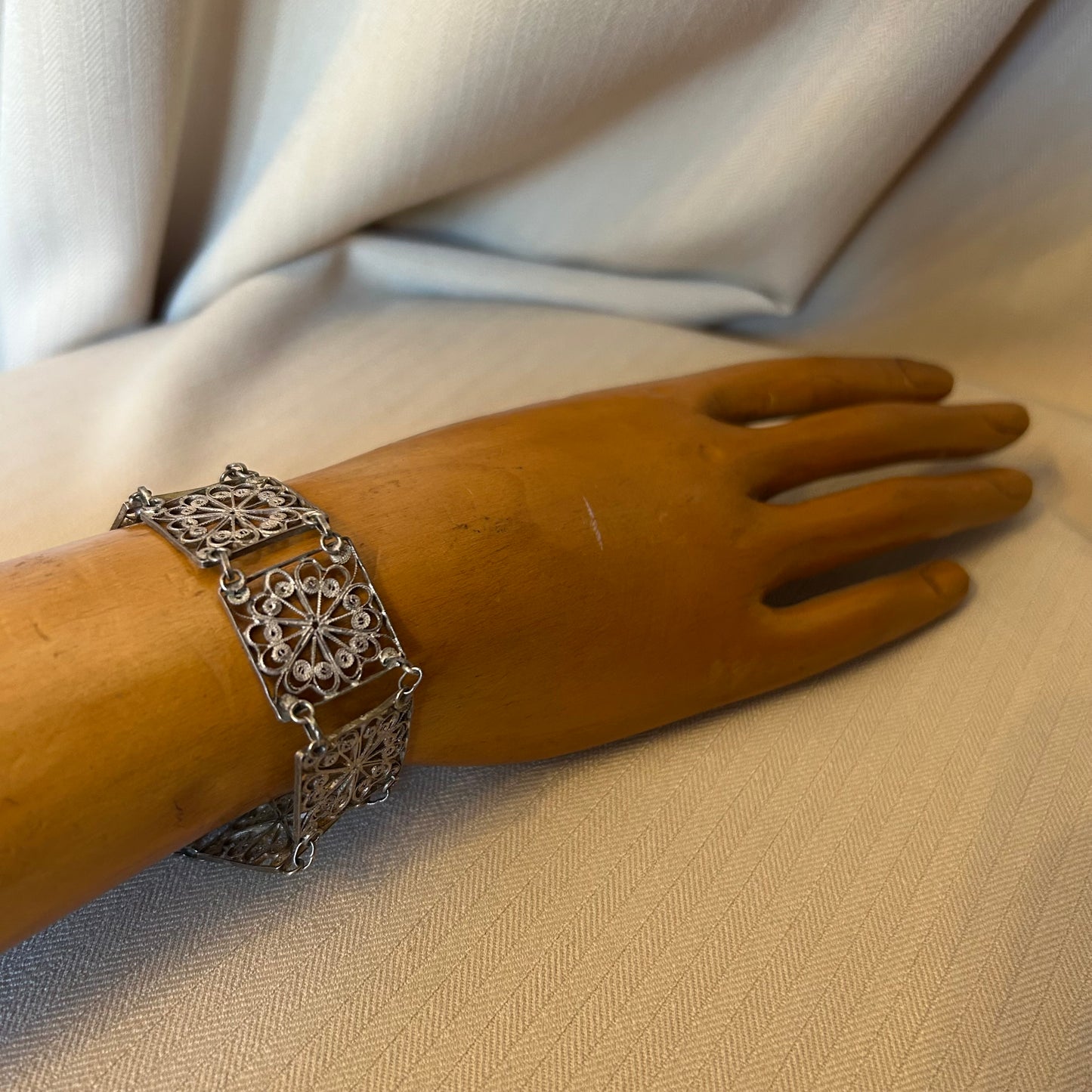 Silver Filigree Bracelet