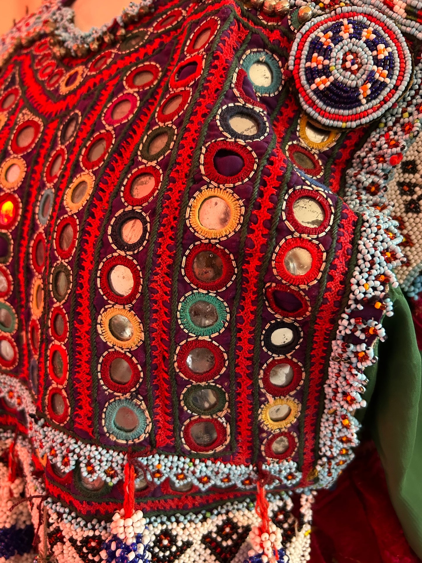 Antique Embroidered Kuchi Dress