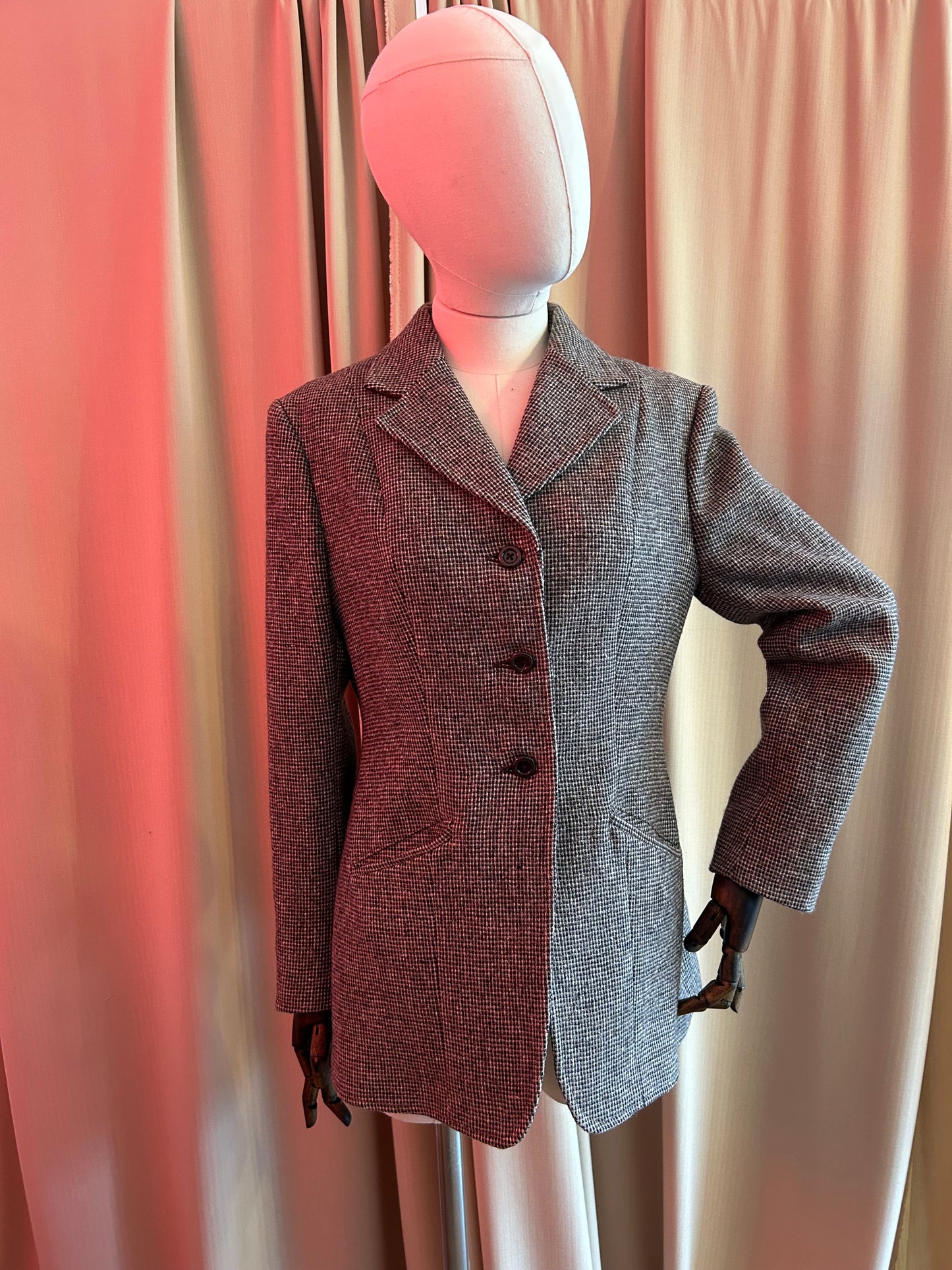 Fitted Tweed Blazer