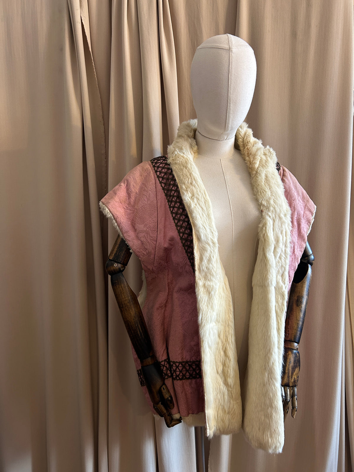 20s Fur Lined Gillet