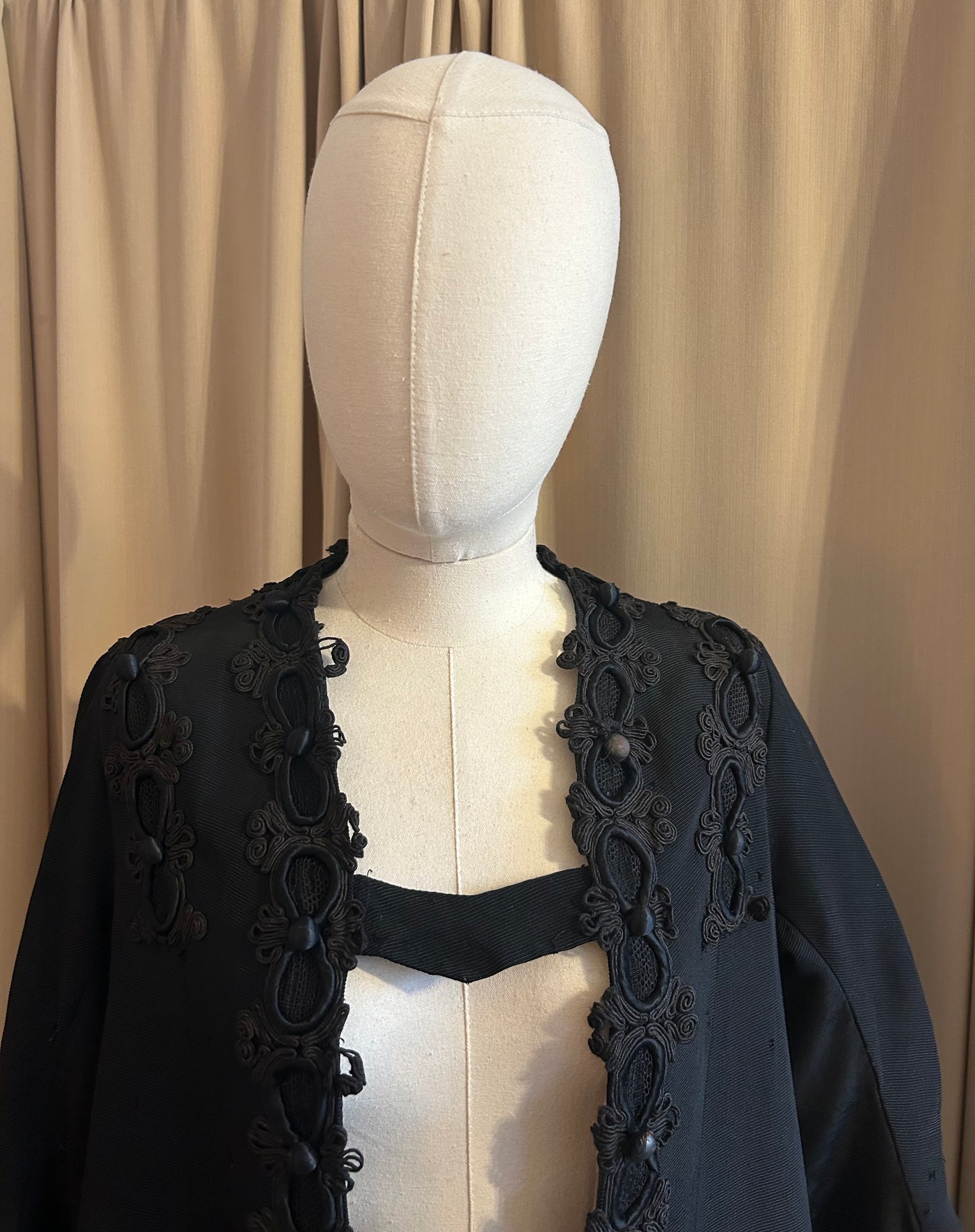 Victorian Embellished Mourning Jacket