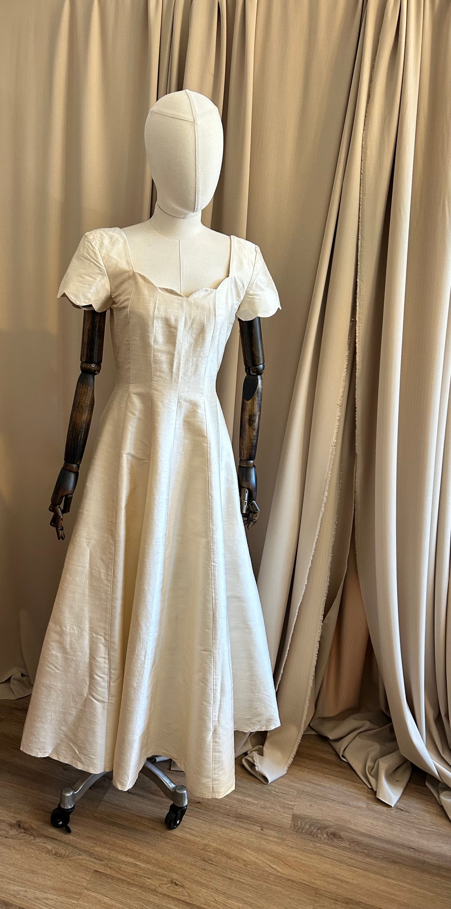 Silk Bridal Gown